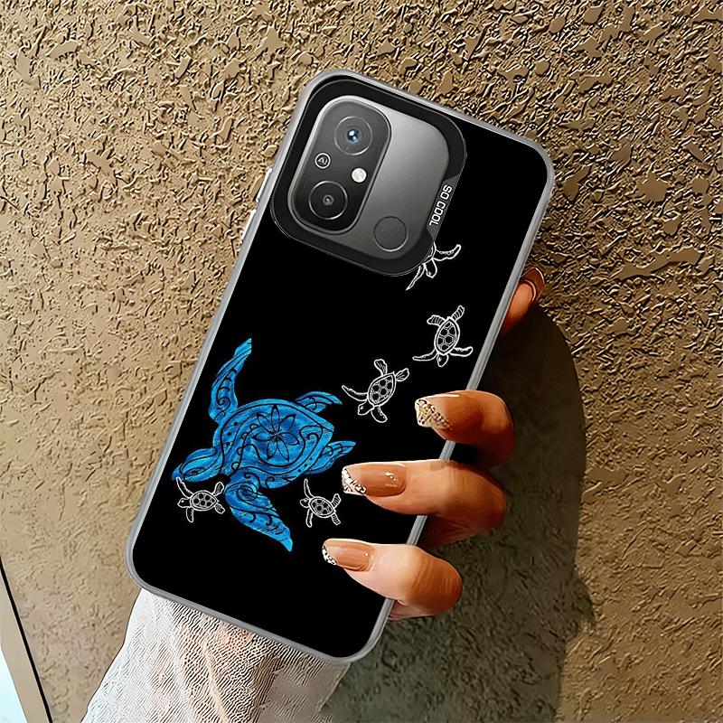 Cartoon Ocean Sea Turtle Shockproof Phone Case for Xiaomi Poco X7 X6 X5 X3 Pro F7 Ultra M8 Redmi 15C 15 14C 13C 12C 10C 13 12 10