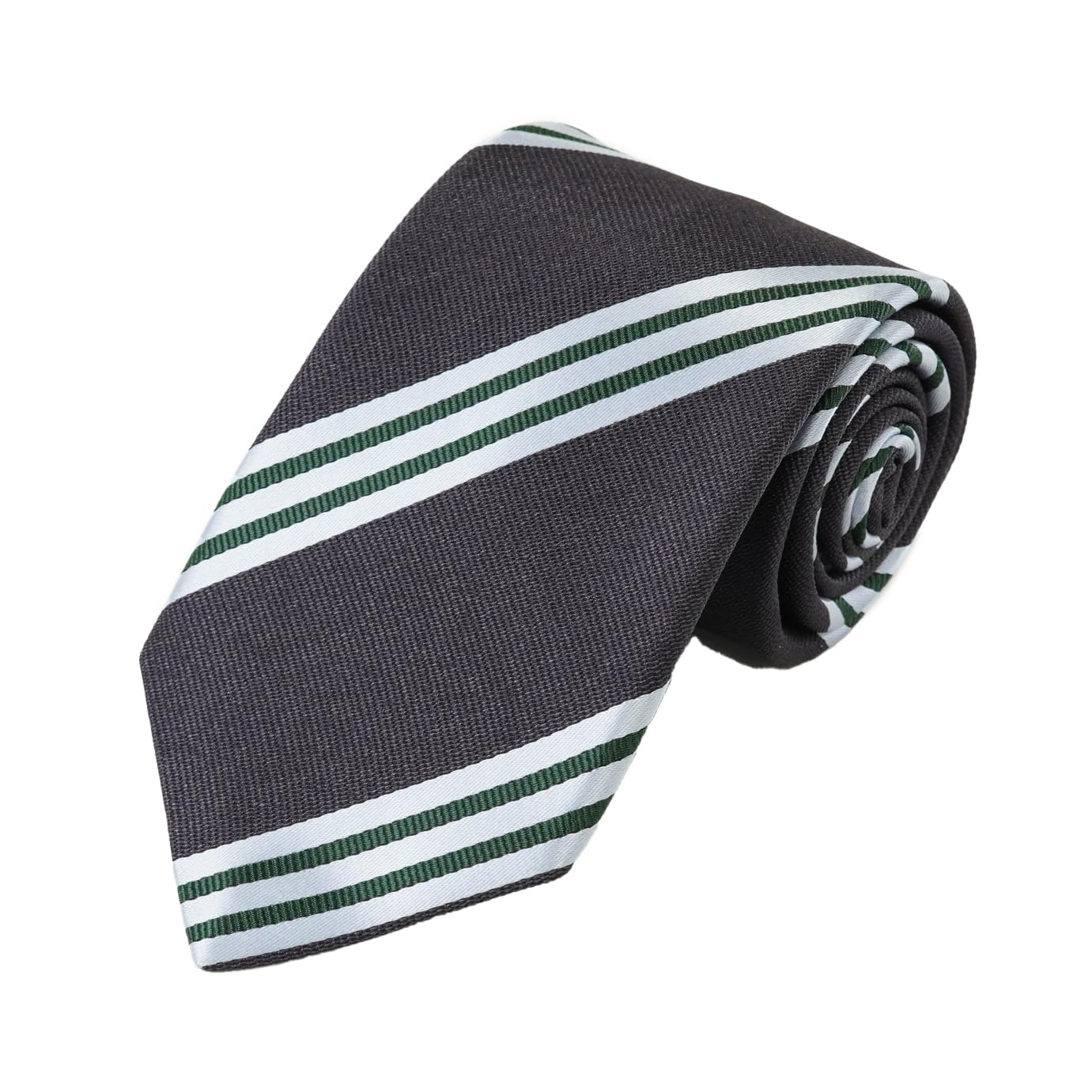 [WIC DESIGN  TUSSAH SILK Striped Tie]