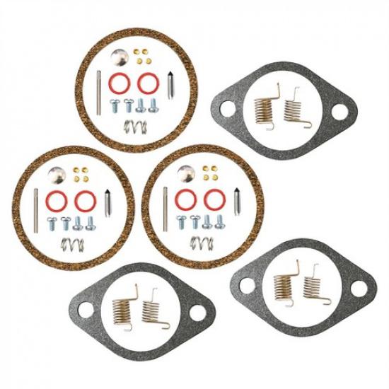 

3Pcs Carburetor Repair Kit Rebuild 809735A1 For Mercury Force 90 95 HP Outboard