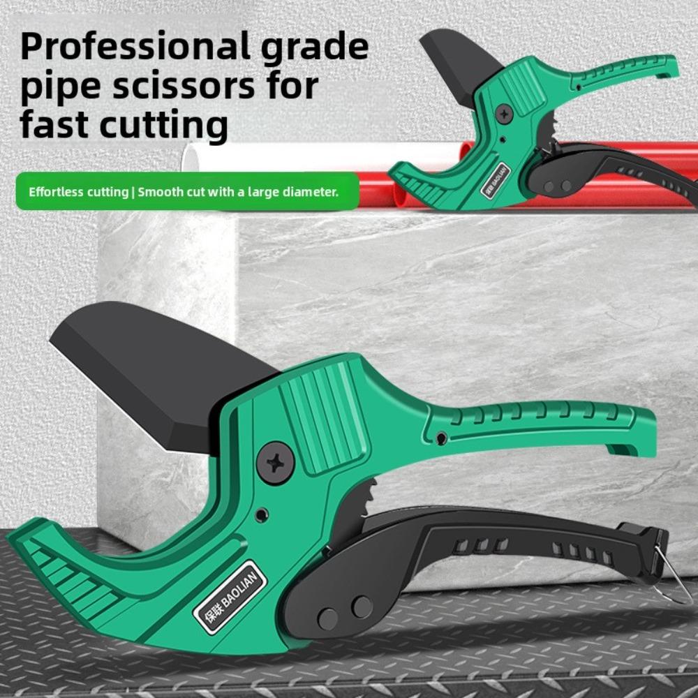 Ratcheting PVC Pipe Cutter Manual PPR Tube Cutting Tool SK5 Aluminum Alloy Fast Cutting