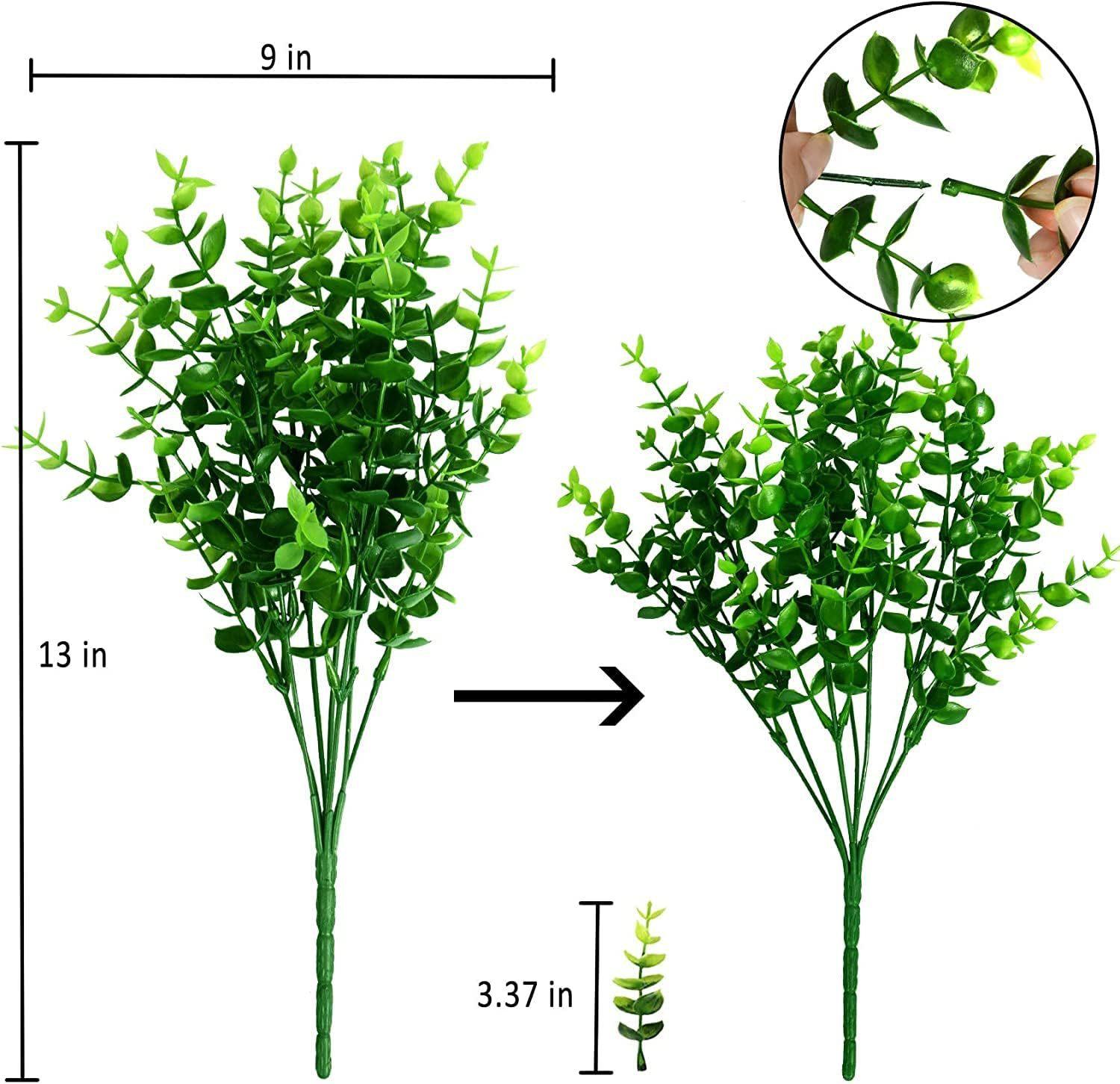 

Искусственное зеленое растение 7-зубчатые листья эвкалипта домашнее украшение искусственный цветок мори растение пластиковый цветок зелёный