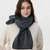 Japanese and Korean Atmosphere Versatile Knitted Scarf Women's Autumn and Winter Edge Lock Design Warm Neck Protection Trend Scarf Soft Shawl
