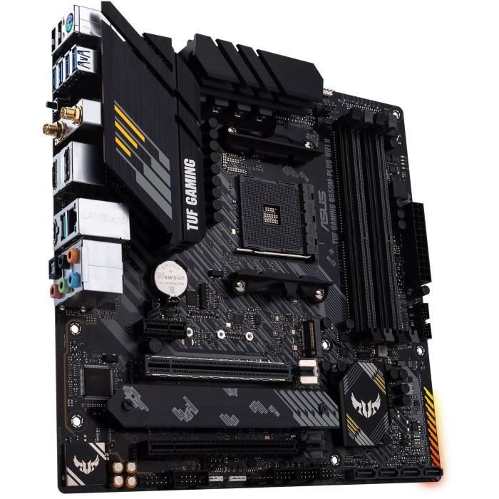 Carte Mère - ASUS - TUF GAMING B550M-PLUS WIFI II - AMD B550 - Emplacement AM4 Micro ATX