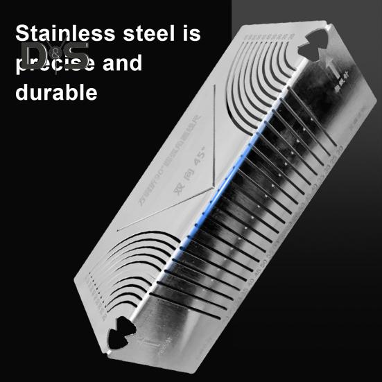 Angle Arc Marking Tool Rustproof Corrosion Resistant Reusable Adjustable Linear Arc Dual-Purpose Scriber Multi-Purpose Metal Marking Tool