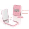 Mini Compact Led Makeup Mirror With Light 2X Magnifying Small Pocket Portable Travel Pink Black Foldable Cosmetic Vanity Mirrors