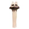 Funny Farm Chicken Statue Creative Garden Decoration Ostrich Head Statue Handmade Garden Statues Resin for Art Decorations