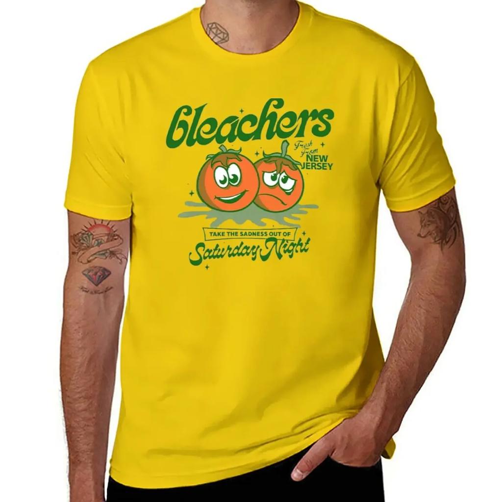 bleachers T-Shirt sports fans oversizeds heavy weight t shirts for men