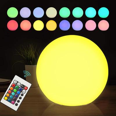 Sfera Lampada da Notte LED Sette Colori con Telecomando per Arredo Casa Vacanze