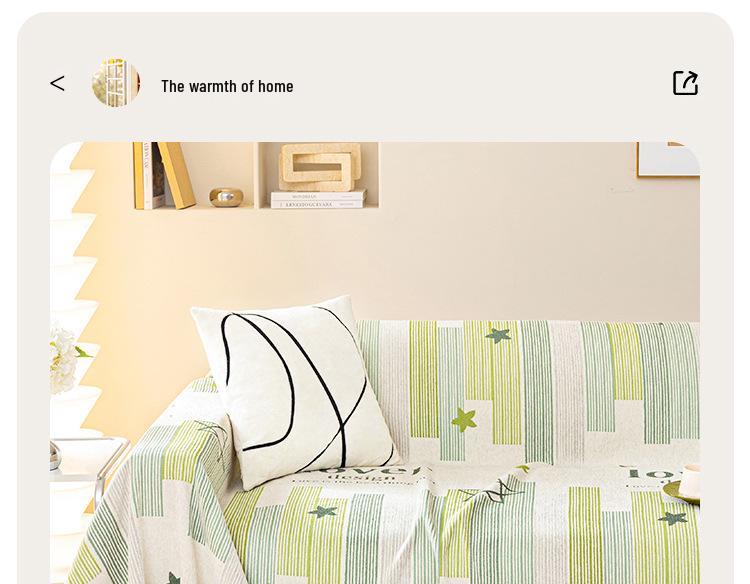 Premium Versatile Sofa Cover: Full-Size Luxury Fabric Protector, Cat Scratch-Resistant, All-Season Use.