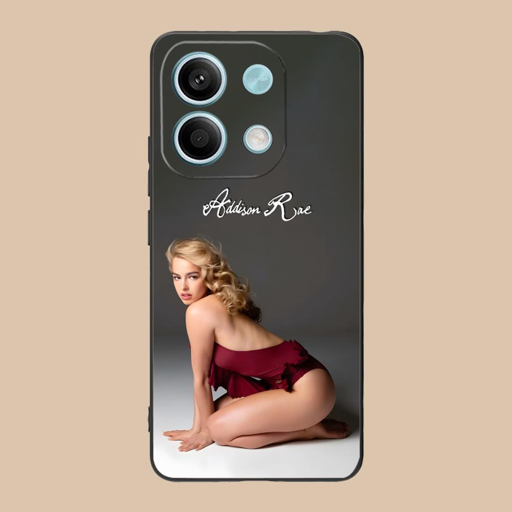 Addison Rae Matte TPU Mobile Phone Case for POCO F8 F7 F6 F5 F4 F3 F2 Pro GT C75 C71 C65 C61 C40 Pro Ultra Colorful Cover