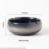 Retro Ceramic Ashtray - Large, Creative Design for Home or Office Anti-Fly Ashtray