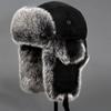 Cappelli Bomber Invernali di Peluche per Donna Uomo Cappello in Finta Pelliccia Sintetica Imitazione Cappello del Nord-Est Unisex Caldo Berretto da Neve con Paraorecchie