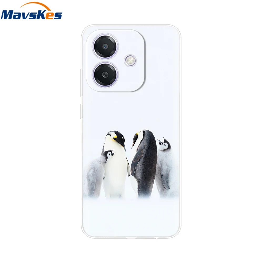 Soft Clear TPU Case For Oppo A3X A3 4G 5G 2024 Cases Soft Silicone Phone Cover for OPPOA3X OPPOA3 Protective Shell Cover Coque
