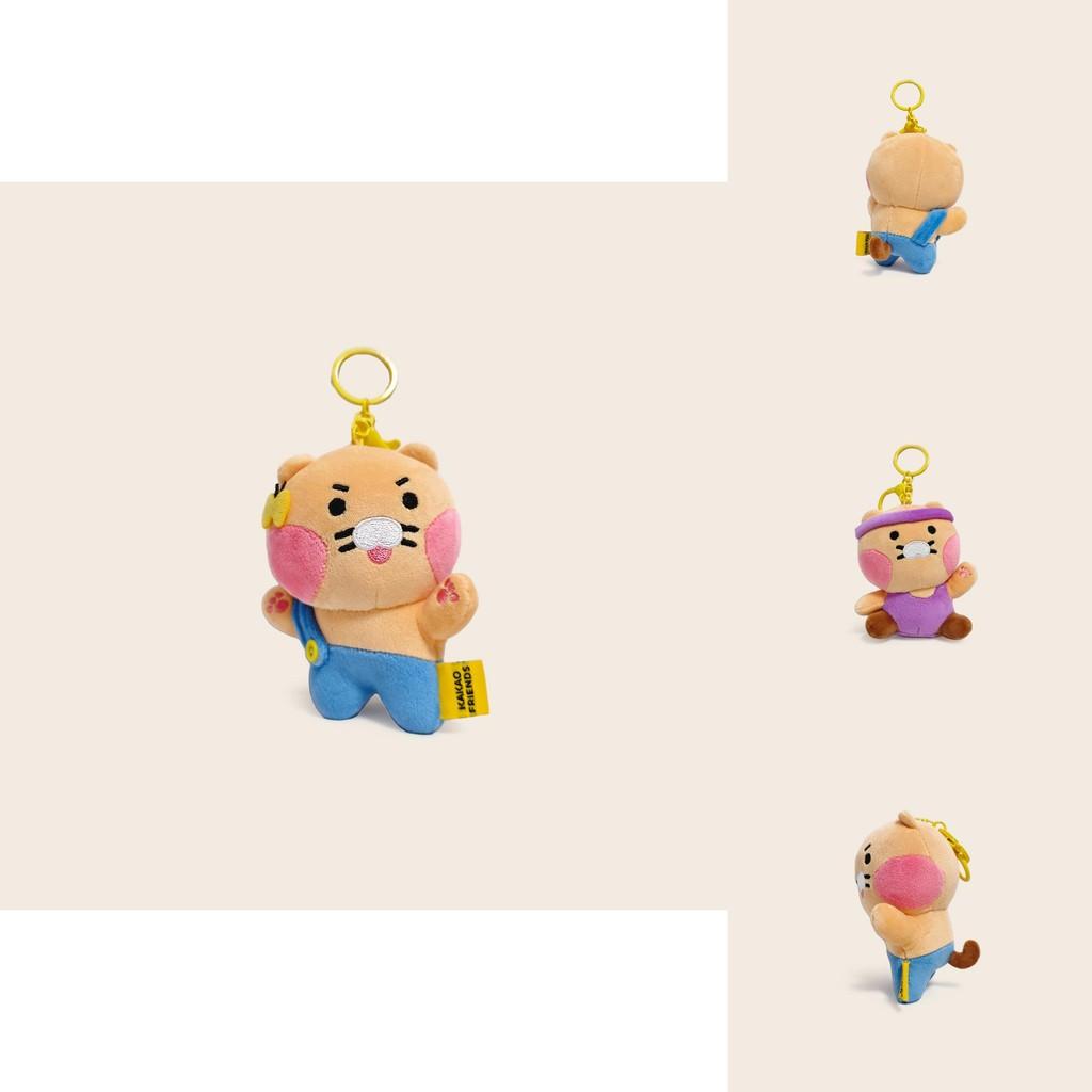 Kakao Friends Choonsik Listening To Music And Sports Plush Toy Pendant For Everyday Use