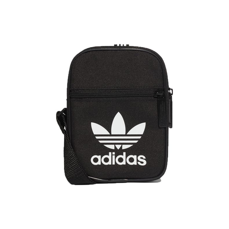 Adidas Originals Trefoil Large Logo Classic Shoulder Crossbody Bag Men Bags Black DV2405 M