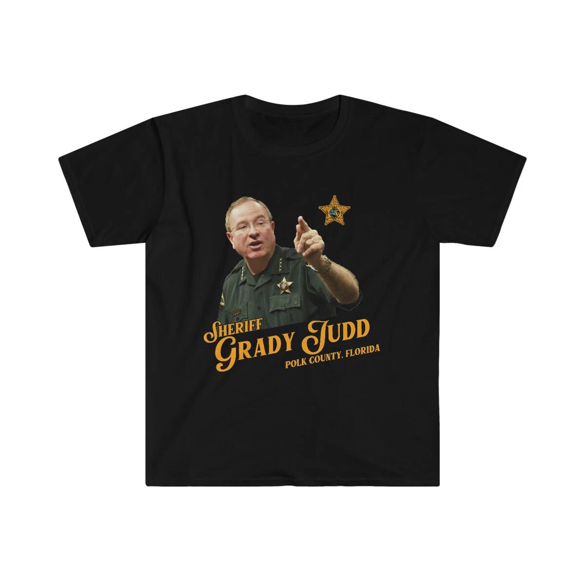 Sheriff Grady Judd Polk County Florida T-Shirt FL 4XL