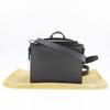 Fendi Mini Messenger Handbag 7M0238O7B 2WAYShoulder Gray Leather Women Used