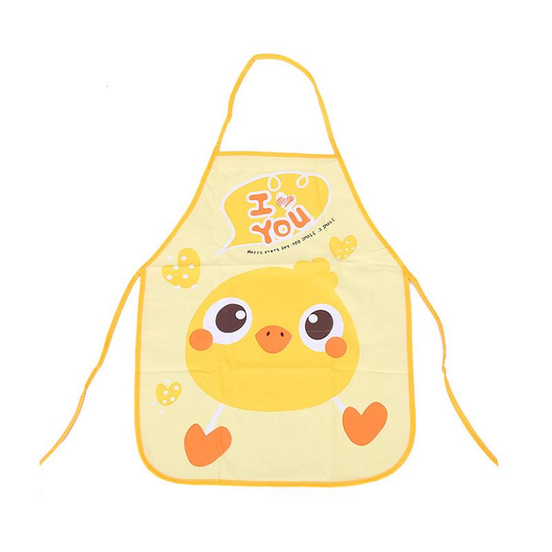 Kinder Cartoon Schürze wasserdichte Speicheltasche, Baby Malschürze, Baby und Kind ärmelloses kleines Lätzchen Set