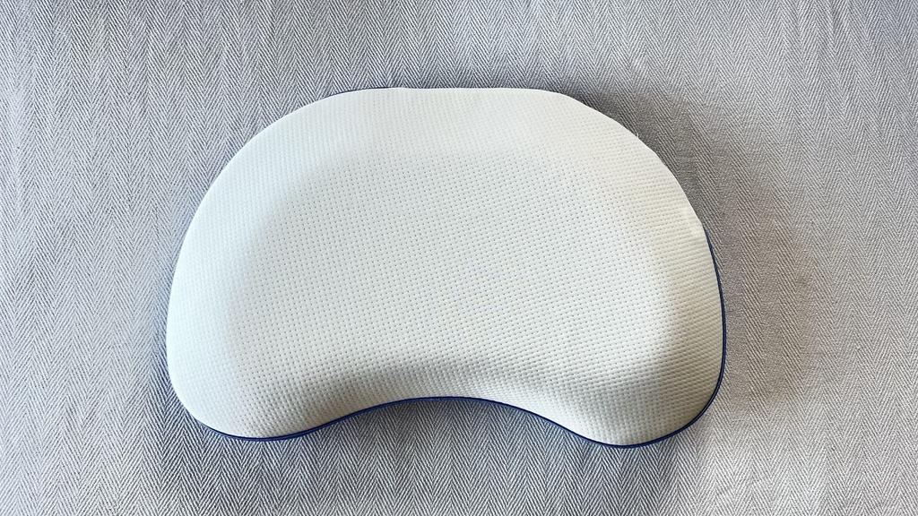 Cooling Pillow, 60x40cm, Cooling Urethane Foam, Reversible, All-Season, Washable Cover, Boxed, Cooling Pillow, Summer, WhiteBlue
