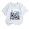 Kids Boys Girls 100% Cotton Crew Neck Short Sleeve T-Shirt, Cute Cartoon Chibi Storm Trooper Print Casual Summer Tee for Daily Wear