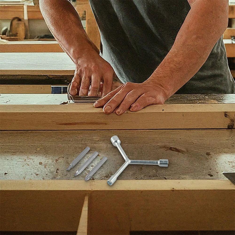 1Set Carbon Steel Impeller Removal Tool Inner Drum Wrench Screwdriver Set Hardware