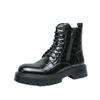 New platform British-style big scalp shoesMartin boots, business casual height-boosting shoes