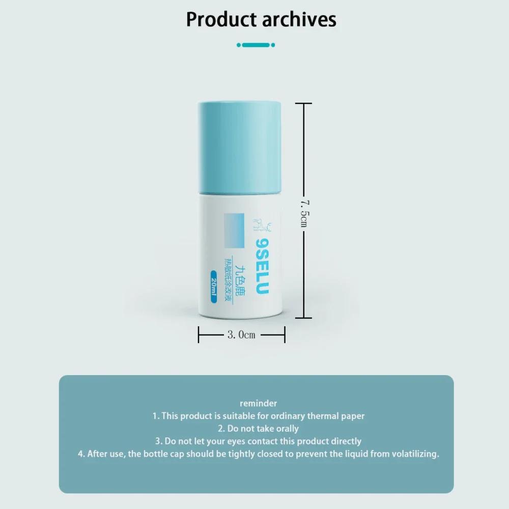 Thermal Paper Handwriting Removal Liquid Important Data Privacy Protection Correction Liquid Portable Express Modification Tool