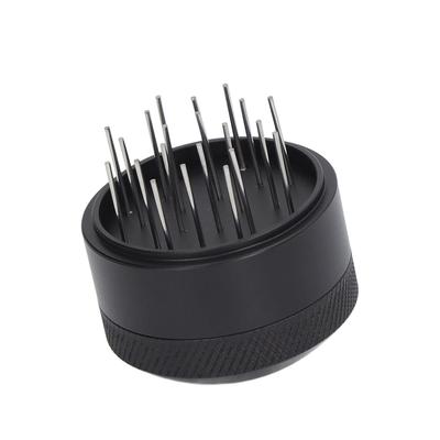 Coffee Needle Stainless Portable Base Coffee Needle Distributor, Rust-Resistant Steel, Design, (51mm)