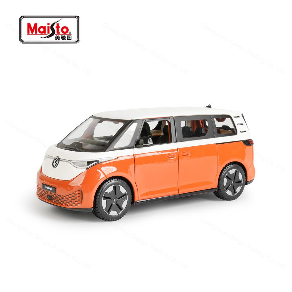

Maisto 1:24 2023 Volkswagen ID.Buzz Static Die Cast Vehicles Collectible Model Car Toys помаранчевий