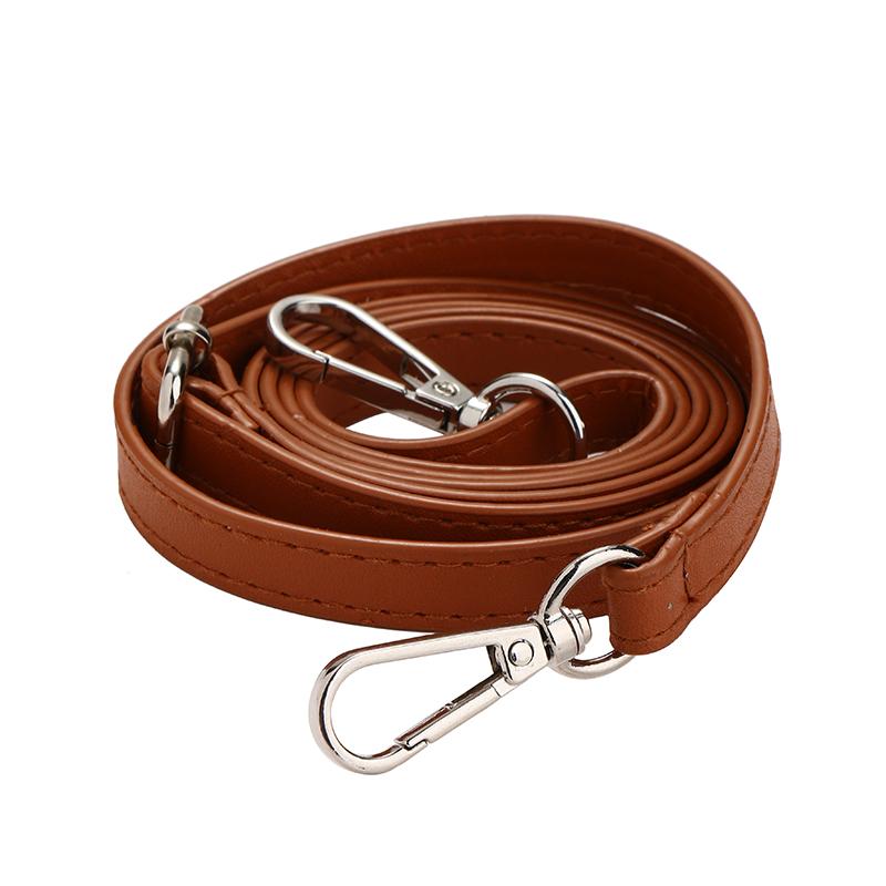 125cm Langer Taschenriemen PU-Leder Schultertaschenriemen 1,2cm Breit Zubehör für Handtaschen Mode PU-Taschenriemen für Umhängetaschen
