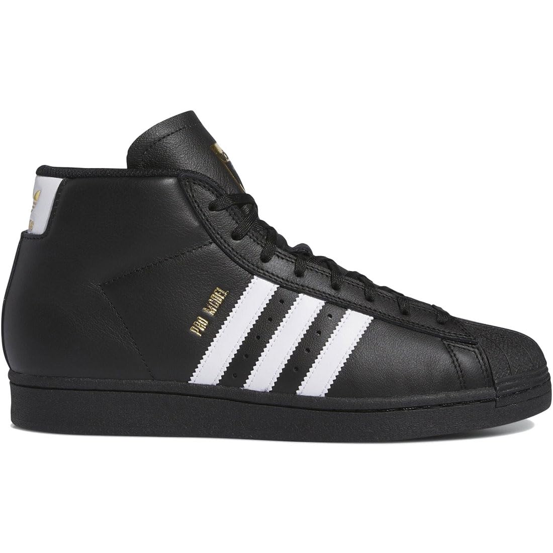 Adidas Pro Model ADV Core Size Sneakers, Black/Footwear White/Gold Metallic, IE6593, 26.0cm