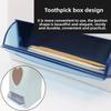Non-slip Napkin Holder Plastic Toothpick Box Creative Tissue Dispenser  Dining Table