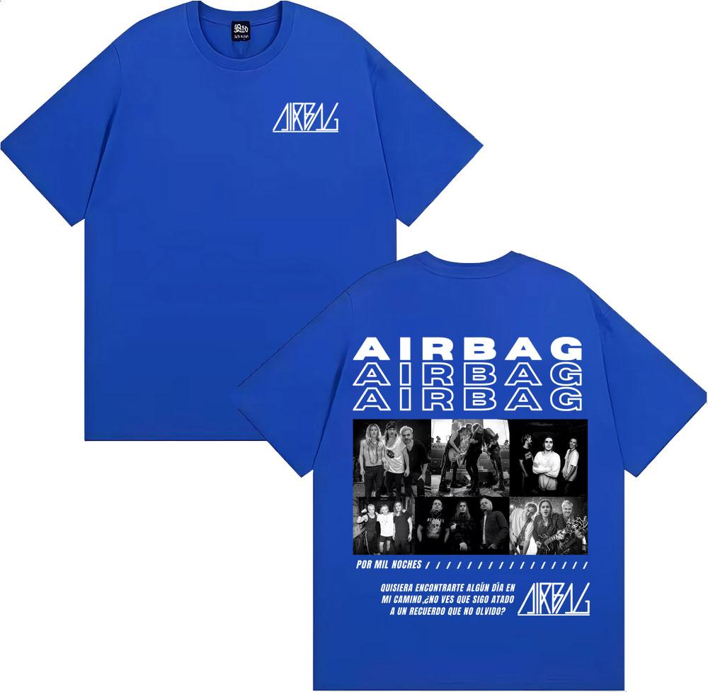 

Airbag Anarquia En Buenos Aires Album 2026 Tour T Shirts Men Women Casual Cotton Short Sleeve Tshirts Fashion Oversized T Shirt S