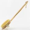 Wooden Body Brush with Natural Boar Bristles Detachable for Dry Brushing and Shower Exfoliation
