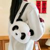 Cute National Treasure Giant Panda Plush Doll Backpack Doll Schoolbag Large Capacity Backpack Gift Souvenir