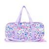 COLORFUL CANDY STYLE Paint and Art Shoulder Strap Bag Airy Shower with Flower Pattern NM902700 Bag, Water-Repellent Lightweight, Girls, Cute, Mesh,
