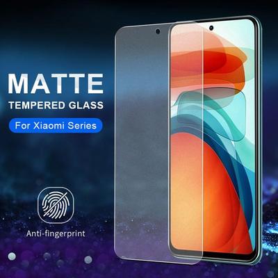 Matte Tempered Glass Screen Protector For Xiaomi Redmi Note 8 9 9s 11s 13 13s 12 12s 10 Pro 10s 9A 9C 9T Mi 11 Lite 11T X6 X5 X4 X3 NFC 12C 13C