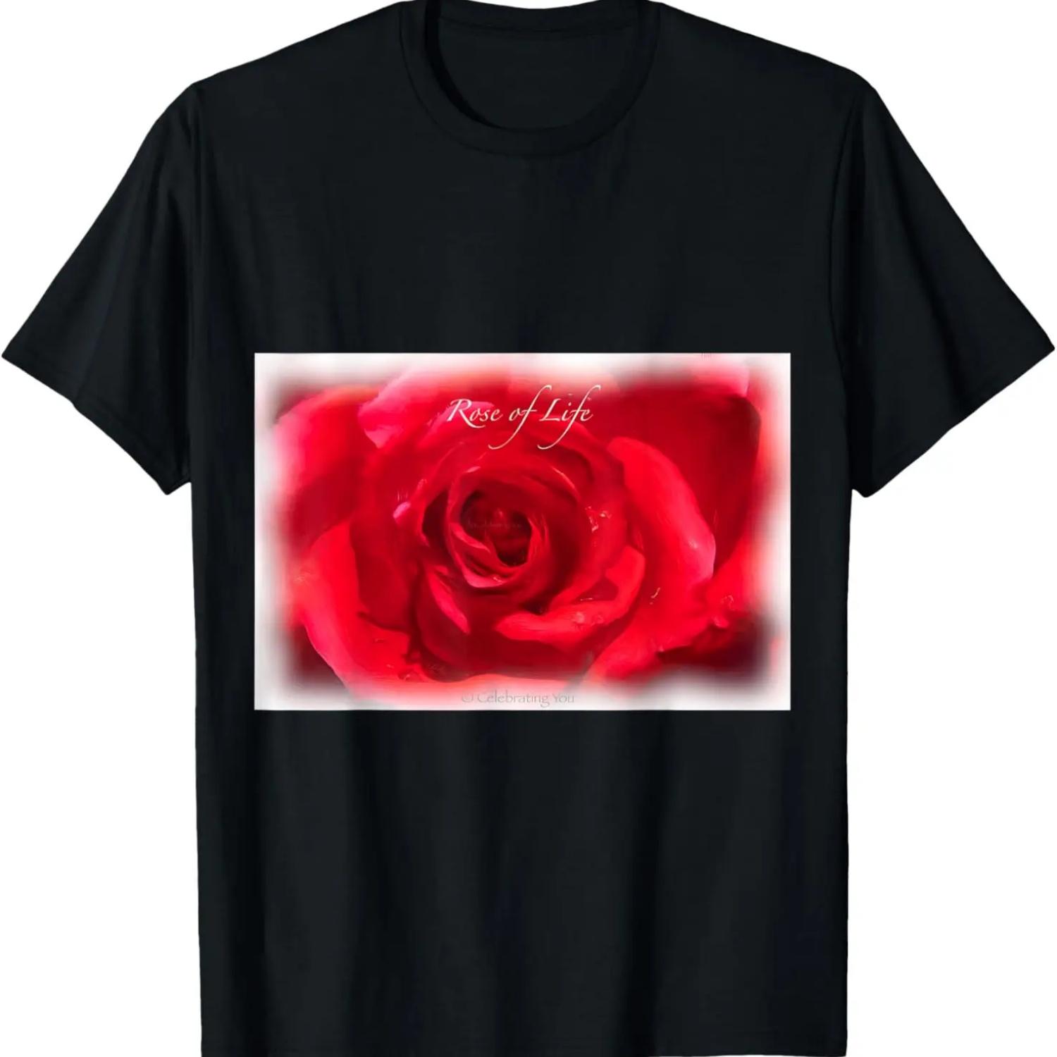 

Celebrating You Rose of Life - Red Rose T-Shirt XXXXXL чёрный