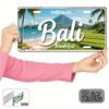 Bali Indonesia Vintage Metal License Plate -  Aluminum Wall Art with Tropical Beach & Volcano Design, Rustic Home Decor for Li