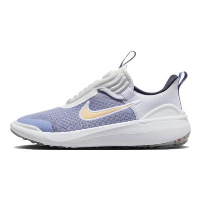 E-Series 1.0 GS Non-Slip Shock Absorption Low-Top Running Shoes Kids Sneaker Purple White DV4250-500