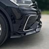 Car Front Bumper Splitter Lip For Volkswagen Tiguan MK2 R Line Facelift 2020 2021 2022 2023 Canard Spoiler Diffuser Body Kits