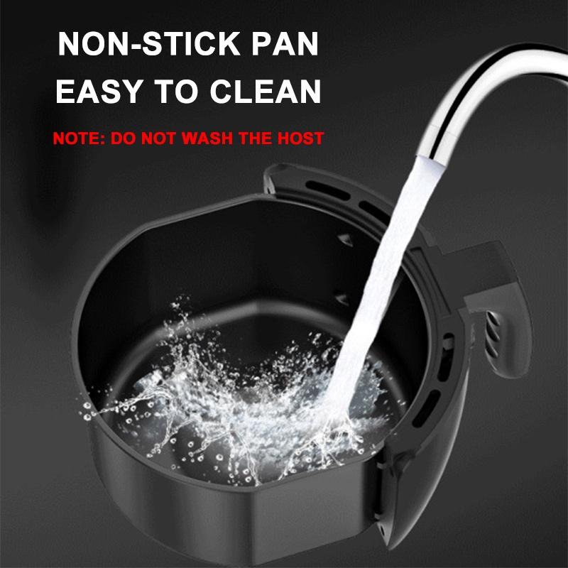 3.2L Smart Air Fryer Chicken Household Oil Free Air Fryer Health Fryer Pizza Cooker Multifunction Touch LCD Electric Deep