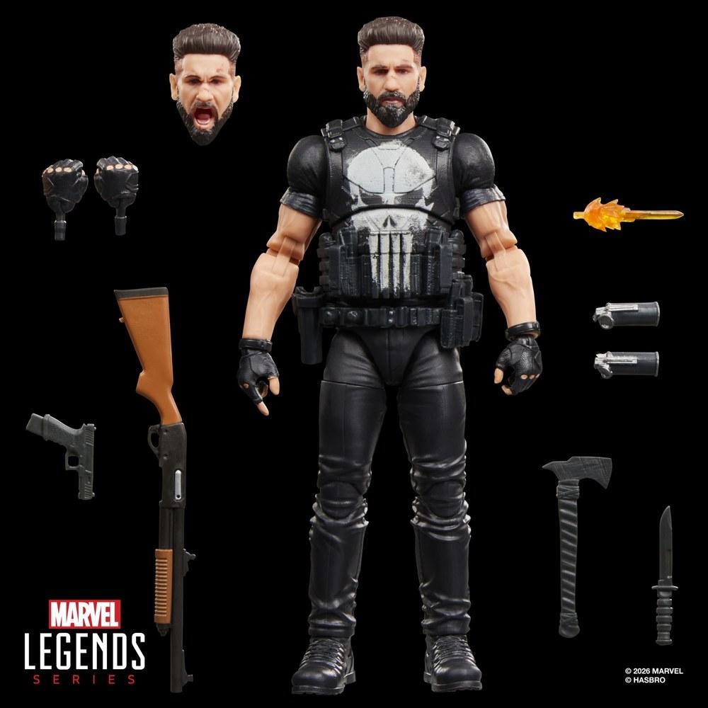 Hasbro Marvel Legends Punisher Action Figure Set 15 Cm Collectible Figures from Punisher Series Official Product