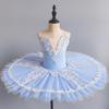 Tutu Balet Profesional Fete Albastru Roz Placă Clătită Tutu Rochie Petrecere Balerină Femei Adulți Copil Copii Costum Dans Balet