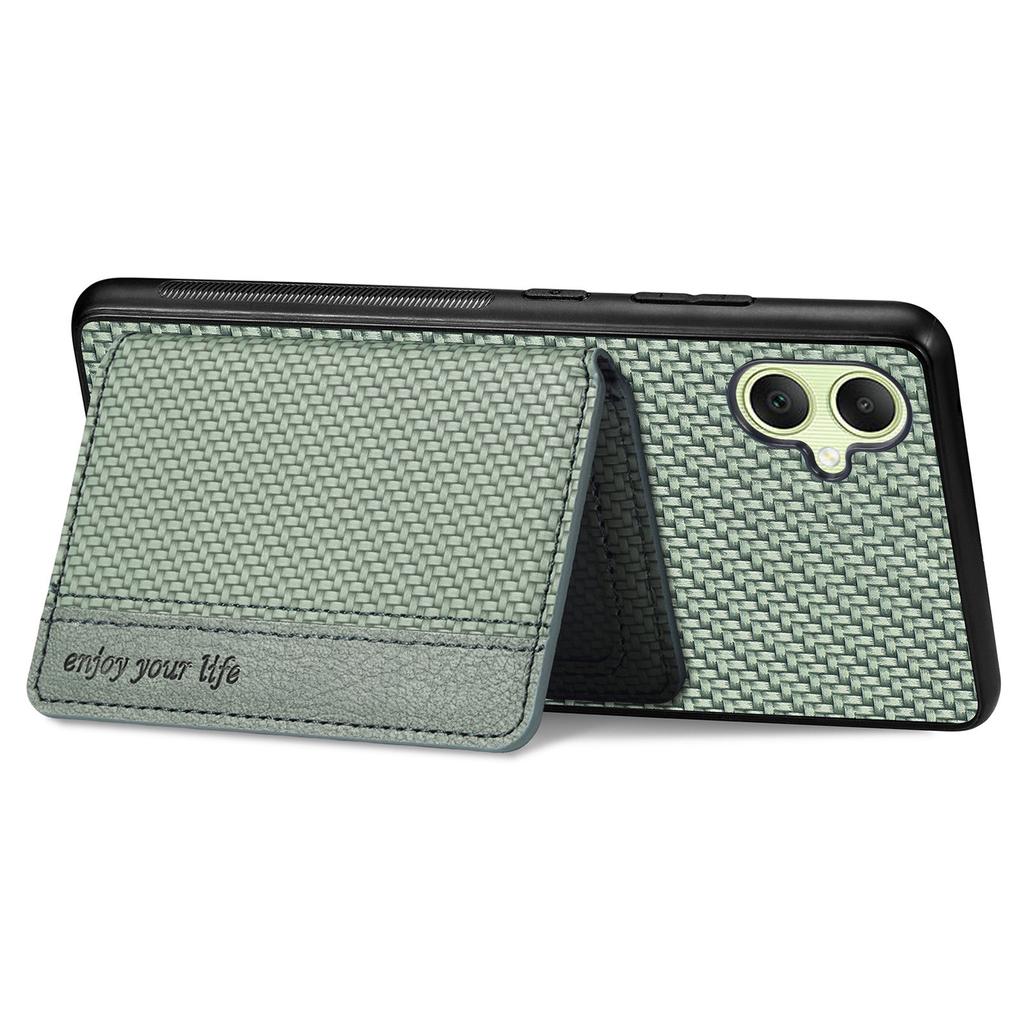 For Samsung Galaxy A05 4G Case Kickstand Card Slots Leather+PC+TPU Phone Cover