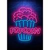 Neon Essen Nudeln Sushi Pizza Popcorn Bier Schild Poster Leinwand Malerei Drucke Wandkunst Bilder Bar Restaurant Heimdekor KEIN LED