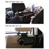 Car Rear Seat Cup Holder Foldable Back Seat Organizer Tray Car Plate Storage Rack Universal Auto Interior Accessories For Travel Daily Use