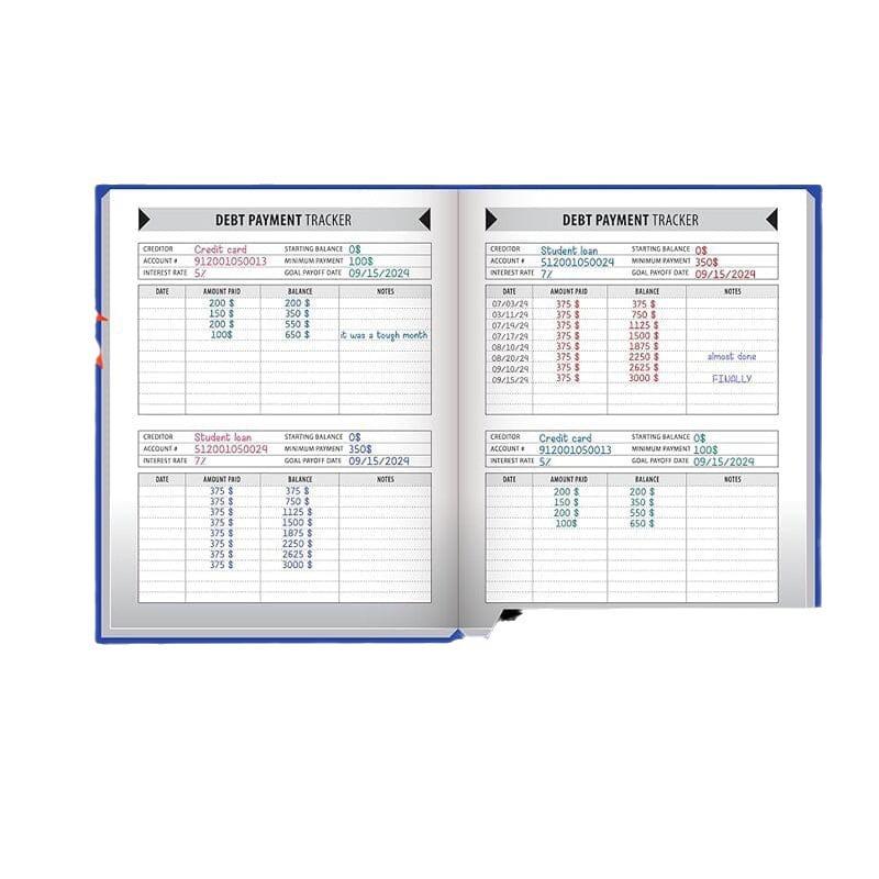 CrossBill Tracker Notebook: Savings & Bookkeeping Record Book