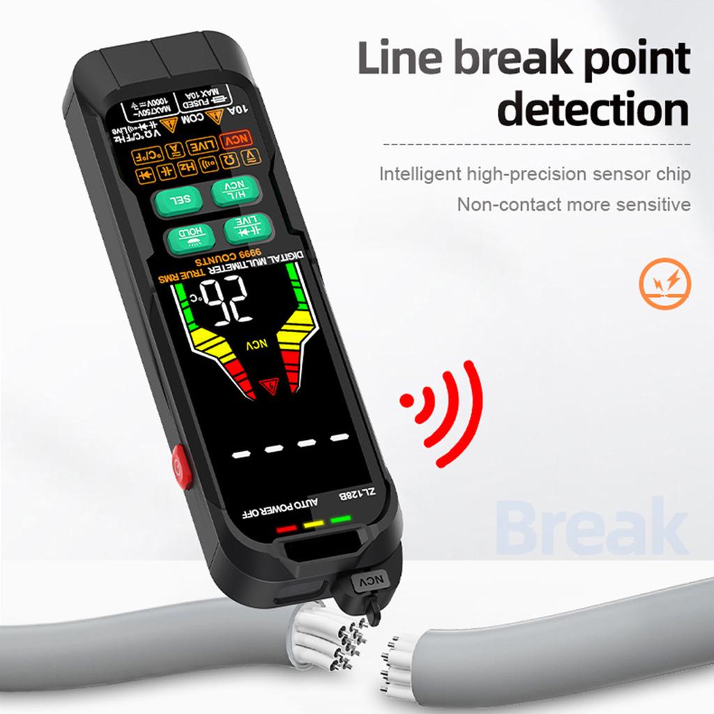 Digital Multimeter Professional Tester Meter Alternating Current Direct Current Voltage Multimetro True RMS Capacitance