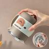 WORTHBUY 500Ml 304 Stainless Steel Coffee Mug With Straw Insulated Anti Scalding Water Cup Portable Double-Layer Drinking Cup
